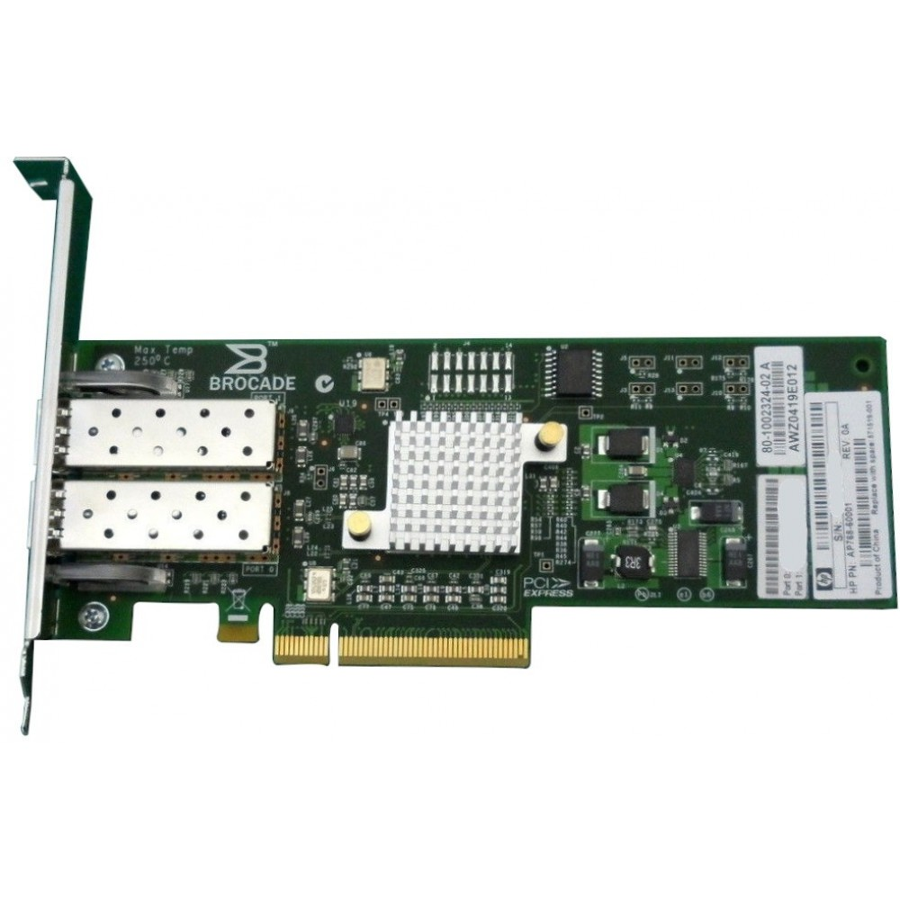 HPE 42B 4Gb 2-Port PCIe x4 Fibre Channel Host Bus Adapter (AP768A)