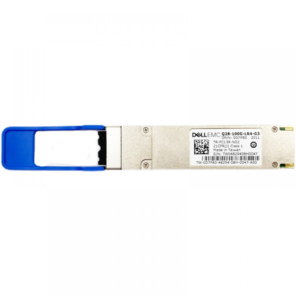 Dell Q28-100G-LR4-G3 0D7P80 TR-FC13R-ND2 100G Gen3 LR4 10km Single-Mode QSFP28 Transceiver
