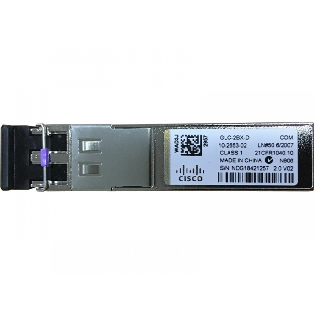 Cisco GLC-2BX-D Dual-Channel BiDi Single-Fiber SFP Transceiver