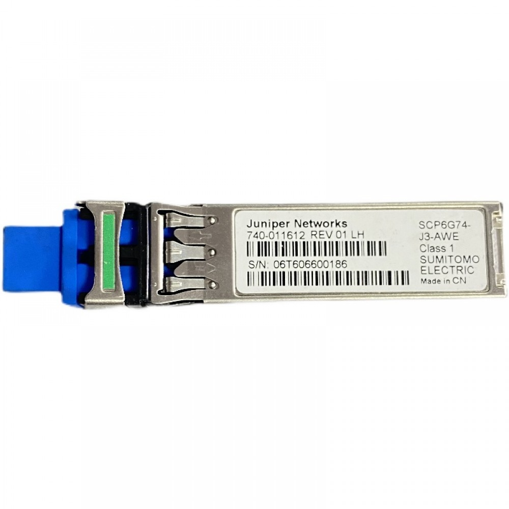 Juniper EX-SFP-1GE-LH (740-011612) SFP 1000BASE-LH Gigabit Single-Mode Optical Transceiver Module