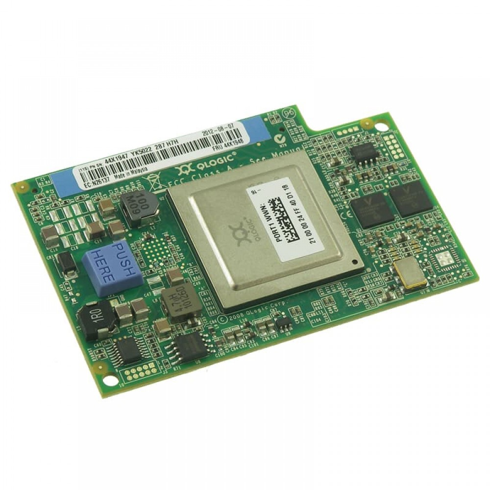 IBM 44X1945 (FRU 44X1947 / 44X1948) QLogic QLE2562 Dual-port 8Gb Fibre Channel BladeCenter Mezzanine HBA Full Datasheet