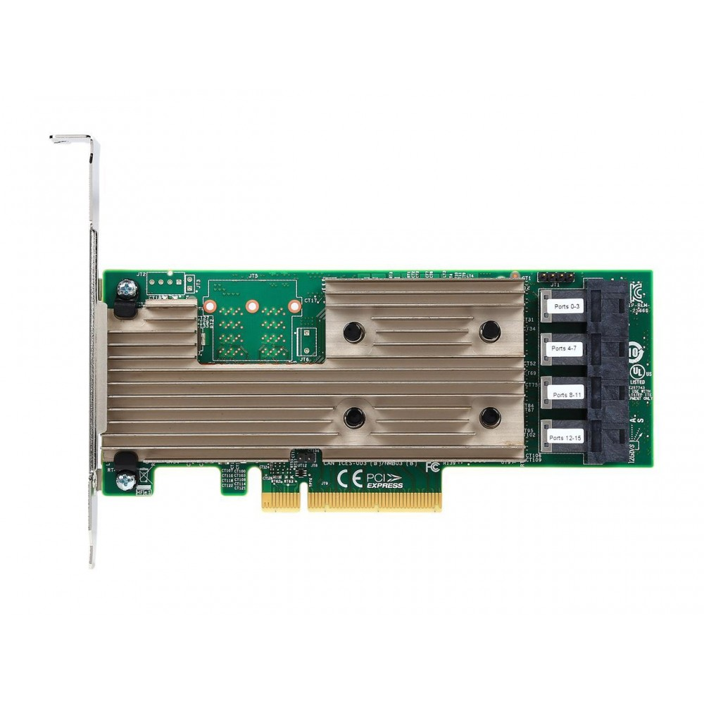 Broadcom Avago 9305‑16i PCIe3.0 IT‑Mode 12G SAS Tri‑Mode Internal‑Only HBA Storage Adapter